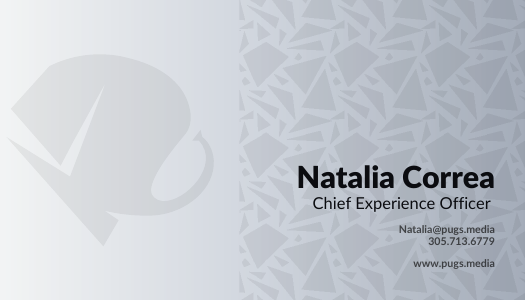 Business card back